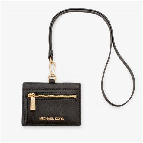 michael kors id lanyard|michael kors lanyard wallet.